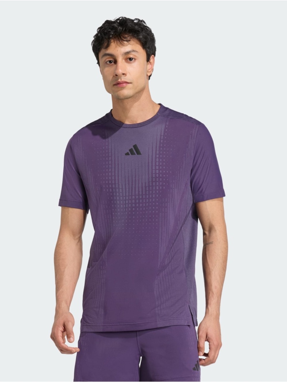 Adidas Men's Airchill Training Tee in Aurora Plum Sold Out Online!
